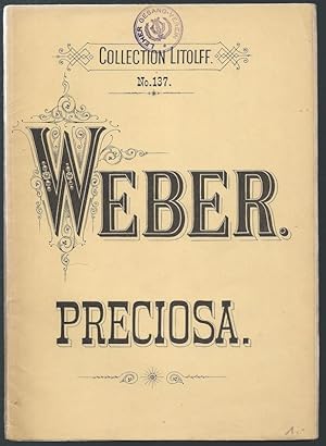 Bild des Verkufers fr Preciosa (= Collection Litolff, No. 137). Partition complete pour chant et piano. zum Verkauf von Antiquariat Bcherstapel