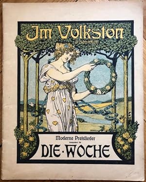 Seller image for Im Volkston. 2. Sammlung. Moderne Preislieder komponiert fr Die Woche, 1903 (= 5. Sonderheft der "Woche"). for sale by Antiquariat Bcherstapel