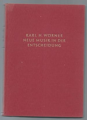 Imagen del vendedor de Neue Musik in der Entscheidung (= Edition Schott Nr. 4208). a la venta por Antiquariat Bcherstapel