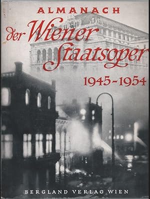 Imagen del vendedor de Almanach der Wiener Staatsoper 1945 - 1954. a la venta por Antiquariat Bcherstapel