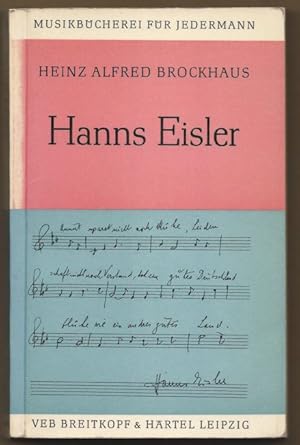 Image du vendeur pour Hanns Eisler (= Musikbcherei fr Jedermann, Nr. 19). mis en vente par Antiquariat Bcherstapel