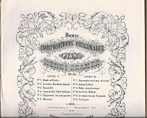 Image du vendeur pour Scene de Bal. Valse brillante (= Douze compositions originales pour piano par Henri Cramer, Op. 98. Livre I, No. 4). mis en vente par Antiquariat Bcherstapel