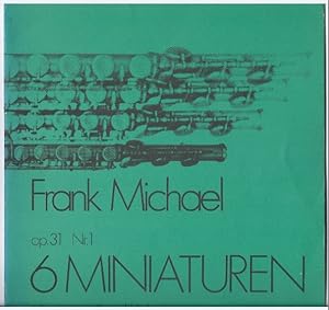 Bild des Verkufers fr 6 Miniaturen (1970), Op. 31 Nr. 1 (= ZM 1890). Klarinette in B und Viola. Altflte in G und Viola. zum Verkauf von Antiquariat Bcherstapel