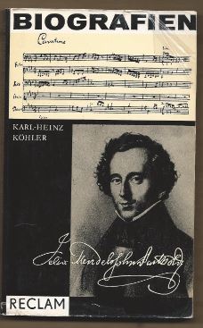 Imagen del vendedor de Felix Mendelssohn Bartholdy (= Reclams Universal-Bibliothek 301). a la venta por Antiquariat Bcherstapel