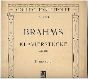 Seller image for 6 Klavierstcke Op. 118 (= Collection Litolff, No. 2723). Fr Klavier zu 2 Hnden. for sale by Antiquariat Bcherstapel