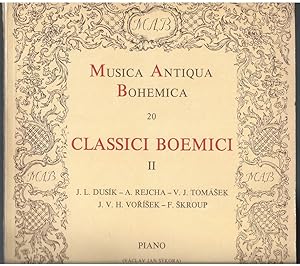 Bild des Verkufers fr Classici Boemici II (= Musica Antiqua Bohemica, 20). Piano. zum Verkauf von Antiquariat Bcherstapel