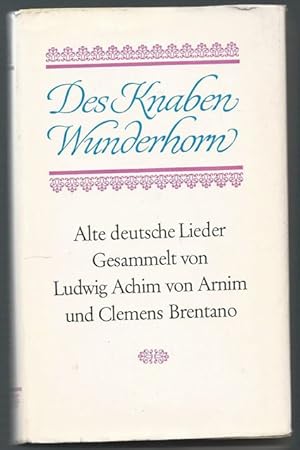 Seller image for Des Knaben Wunderhorn. Alte deutsche Lieder. Erster Band. for sale by Antiquariat Bcherstapel