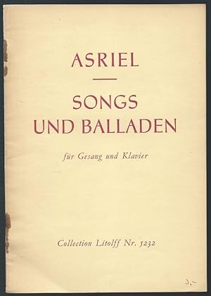 Imagen del vendedor de Songs und Balladen fr Gesang und Klavier (= Collection Litolff, Nr. 5232). a la venta por Antiquariat Bcherstapel