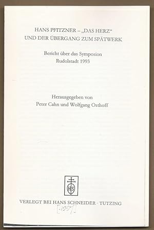 Image du vendeur pour berlegungen zu Hans Pfitzners Sinfonik. mis en vente par Antiquariat Bcherstapel