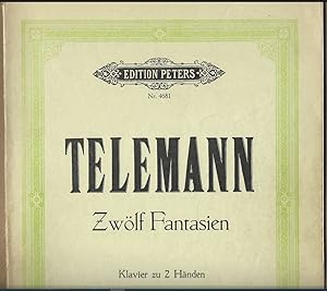Seller image for Zwlf Fantasien fr Klavier zu zwei Hnden (= Edition Peters, Nr. 4681). for sale by Antiquariat Bcherstapel