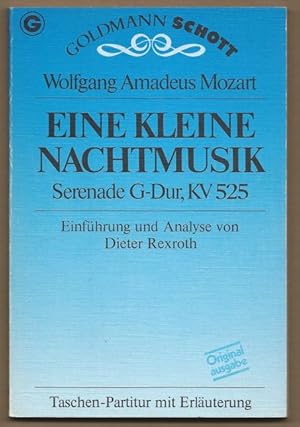 Seller image for Serenade G-Dur KV 525 &gtEine kleine Nachtmusik&lt. Taschenpartitur mit Erluterung. for sale by Antiquariat Bcherstapel