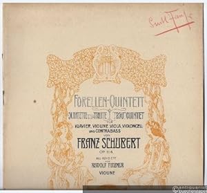 Imagen del vendedor de Forellen-Quintett / Quintette de la Truite / Trout Quintet fr Klavier, Violine, Viola, Violoncell u. Contrabass von Franz Schubert Op. 114 (= Universal Edition). Stimmen. a la venta por Antiquariat Bcherstapel