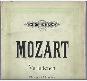 Seller image for Variationen fr Klavier zu 2 Hnden (= Edition Peters, Nr. 273). for sale by Antiquariat Bcherstapel