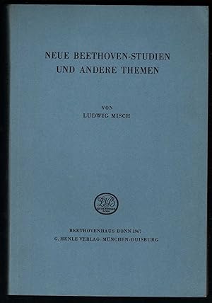 Immagine del venditore per Neue Beethoven-Studien und andere Themen (= Schriften zur Beethovenforschung, Bd. IV). venduto da Antiquariat Bcherstapel