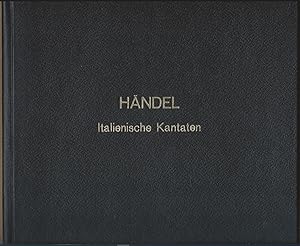 Bild des Verkufers fr Aus dem Kampf mit der Liebe (Dalla guerra amorosa). Kantate fr eine Ba-Stimme mit Generalba / Cantata for Bass Voice with Thorough-Bass (= Georg Friedrich Hndel. Italienische Kantaten. Brenreiter-Ausgabe 1972). Partitur und Stimmen. zum Verkauf von Antiquariat Bcherstapel