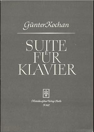 Immagine del venditore per Suite fr Klavier Opus 2: Prludium - Scherzo - Romanze - Finale. venduto da Antiquariat Bcherstapel