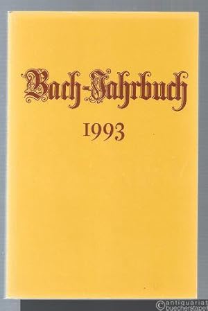 Bild des Verkufers fr Bach-Jahrbuch. 79. Jahrgang 1993. zum Verkauf von Antiquariat Bcherstapel