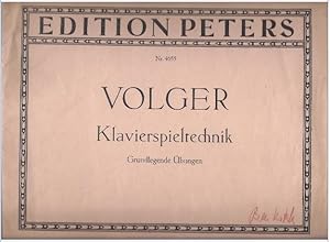 Bild des Verkufers fr Grundlegende bungen fr den Aufbau der Klavierspieltechnik (= Edition Peters, Nr. 4655). zum Verkauf von Antiquariat Bcherstapel