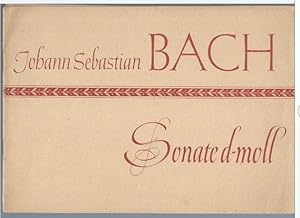 Seller image for Sonate d-Moll fr Cembalo (Klavier). for sale by Antiquariat Bcherstapel