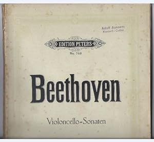 Bild des Verkufers fr Sonaten fr Pianoforte und Violoncello (= Edition Peters, Nr. 748). zum Verkauf von Antiquariat Bcherstapel