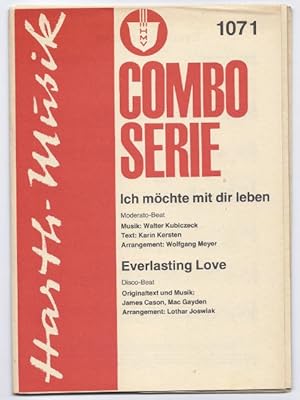 Imagen del vendedor de Ich mchte mit dir leben (Moderato-Beat) / Everlasting Love (Disco-Beat) (= Combo Serie 1071). Stimmen. a la venta por Antiquariat Bcherstapel