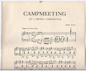 Seller image for Campmeeting (at a Georgia Campmeeting). for sale by Antiquariat Bcherstapel