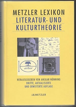 Bild des Verkufers fr Metzler Lexikon Literatur- und Kulturtheorie. Anstze - Personen - Grundbegriffe. zum Verkauf von Antiquariat Bcherstapel