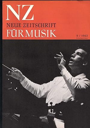 Imagen del vendedor de Neue Zeitschrift fr Musik. Heft 9, 124. Jg. (1963). a la venta por Antiquariat Bcherstapel
