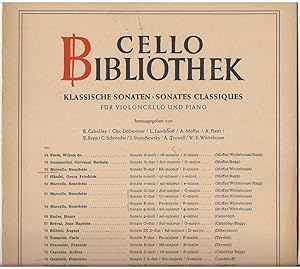 Bild des Verkufers fr Sonate D-Dur fr Violoncello und Piano (= Cello-Bibliothek 56). zum Verkauf von Antiquariat Bcherstapel