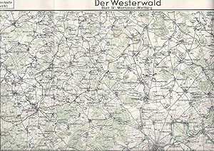 Bild des Verkufers fr Der Westerwald. Blatt IV: Montabaur - Weilburg (= Stollfu-Wanderkarte Nr. 1, Blatt IV). Mastab 1 : 100 000. zum Verkauf von Antiquariat Bcherstapel