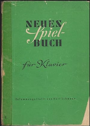 Imagen del vendedor de Neues Spiel-Buch fr Klavier. a la venta por Antiquariat Bcherstapel