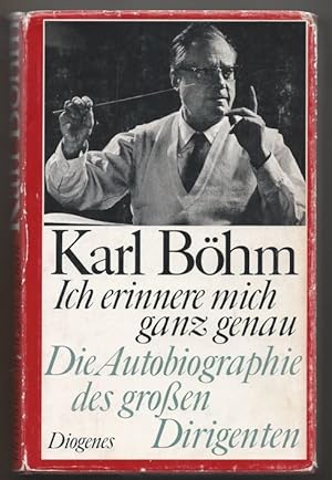 Seller image for Ich erinnere mich ganz genau. Die Autobiographie des groen Dirigenten. for sale by Antiquariat Bcherstapel