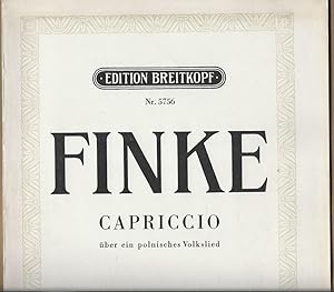 Seller image for Capriccio ber ein polnisches Volkslied fr Klavier und Orchester (1953) (= Edition Breitkopf, Nr. 5756). Ausgabe fr zwei Klaviere vom Komponisten. for sale by Antiquariat Bcherstapel