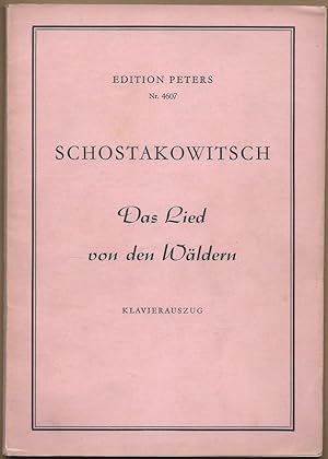 Seller image for Das Lied von den Wldern. Oratorium fr Tenor, Ba, Knabenchor, gemischten Chor und Orchester, Op. 81 (= Edition Peters, Nr. 4607). Klavierauszug. for sale by Antiquariat Bcherstapel