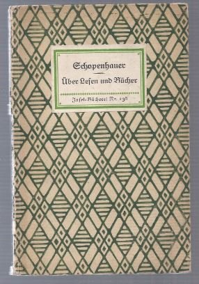 Bild des Verkufers fr ber Lesen und Bcher (= Insel-Bcherei Nr. 138). zum Verkauf von Antiquariat Bcherstapel