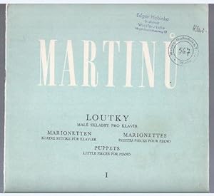 Imagen del vendedor de Loutky male skladby pro klavir / Marionetten, kleine Stcke fr Klavier I. a la venta por Antiquariat Bcherstapel