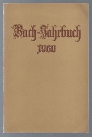 Seller image for Bach-Jahrbuch. 47. Jahrgang 1960. for sale by Antiquariat Bcherstapel