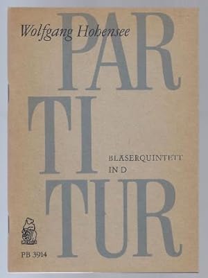 Image du vendeur pour Blserquintett in D (= Breitkopf & Hrtels Partitur-Bibliothek, Nr. 3914). mis en vente par Antiquariat Bcherstapel