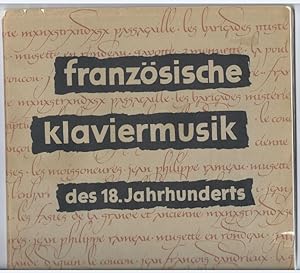 Bild des Verkufers fr Franzsische Klaviermusik des 18. Jahrhunderts. zum Verkauf von Antiquariat Bcherstapel