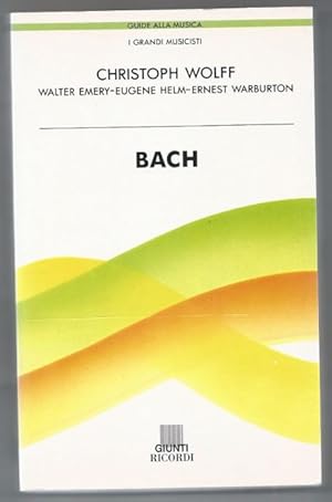 Bild des Verkufers fr Bach (= Guide alla Musica. I Grandi Musicisti). zum Verkauf von Antiquariat Bcherstapel