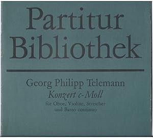 Immagine del venditore per Konzert c-Moll fr Oboe, Violine, Streicher und Basso continuo [TWV 52:c1] (= Breitkopf & Hrtels Partitur-Bibliothek, Nr. 4062). venduto da Antiquariat Bcherstapel