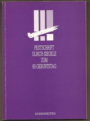 Immagine del venditore per Festschrift Ulrich Siegele zum 60. Geburtstag. venduto da Antiquariat Bcherstapel