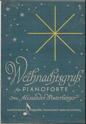 Bild des Verkufers fr Weihnachtsgru fr Pianoforte. zum Verkauf von Antiquariat Bcherstapel