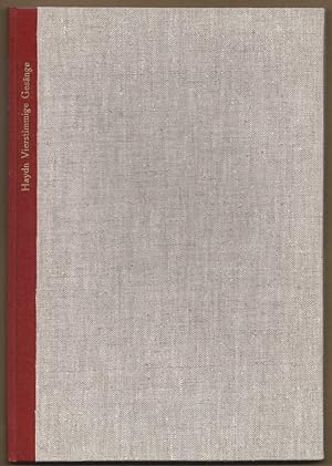 Bild des Verkufers fr Vierstimmige Gesnge fr gemischten Chor mit Klavierbegleitung (= Edition Peters, Nr. 1354). Partitur. zum Verkauf von Antiquariat Bcherstapel