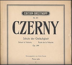 Seller image for Schule der Gelufigkeit / Ecole de la Velocite / School of Velocity Op. 299, Heft 1 (= Edition Breitkopf, Nr. 811). Piano solo. for sale by Antiquariat Bcherstapel