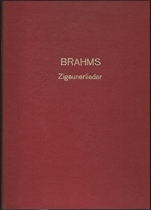 Bild des Verkufers fr Acht Zigeunerlieder fr eine [hohe] Singstimme mit Begleitung des Pianoforte, Op. 103 (= Simrock Volks-Ausgabe, No. 261[a]). zum Verkauf von Antiquariat Bcherstapel