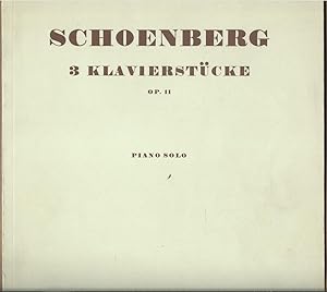 Bild des Verkufers fr Drei Klavierstcke Op. 11 (= Universal-Edition, No. 2991). Piano solo. zum Verkauf von Antiquariat Bcherstapel