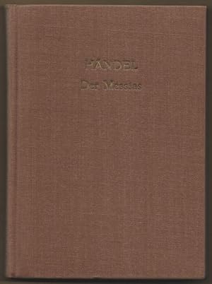 Seller image for Der Messias. Oratorium / The Messiah. An Oratorio (= Edition Peters, Nr. 617). Taschenpartitur / Pocket Score. for sale by Antiquariat Bcherstapel