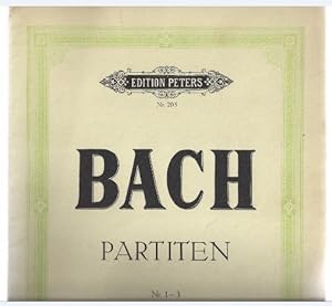 Imagen del vendedor de Klavierwerke von Joh. Seb. Bach. Partiten 1 - 3 (= Edition Peters Nr. 205). a la venta por Antiquariat Bcherstapel