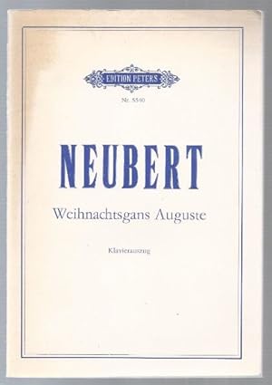 Bild des Verkufers fr Weihnachtsgans Auguste fr Ba-Solo, Kinderchor, 2 Sprecherinnen und kleines Orchester. Konzertante Fassung. Szenische Fassung (= Edition Peters, Nr. 5540). Klavierauszug. zum Verkauf von Antiquariat Bcherstapel